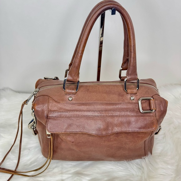 Rebecca Minkoff M.A.B. Brown Leather Satchel - Picture 1 of 10